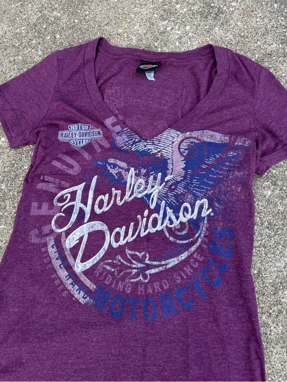 Harley-Davidson Graceland V-Neck Tee